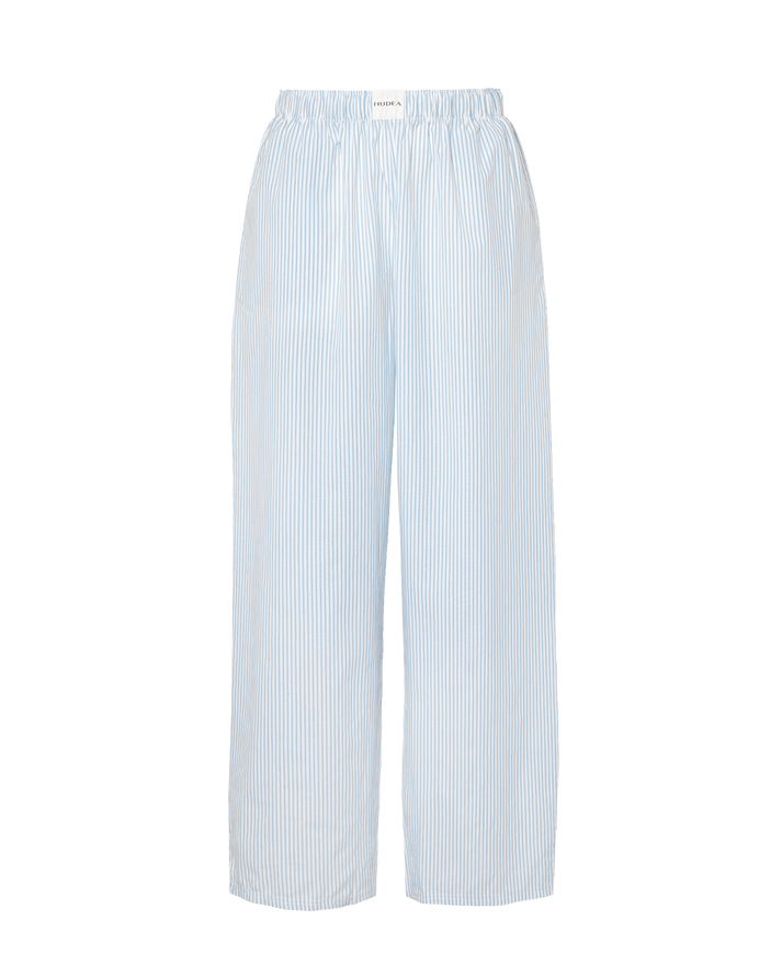 The Classic Poplin PJ Set - Sky Stripe