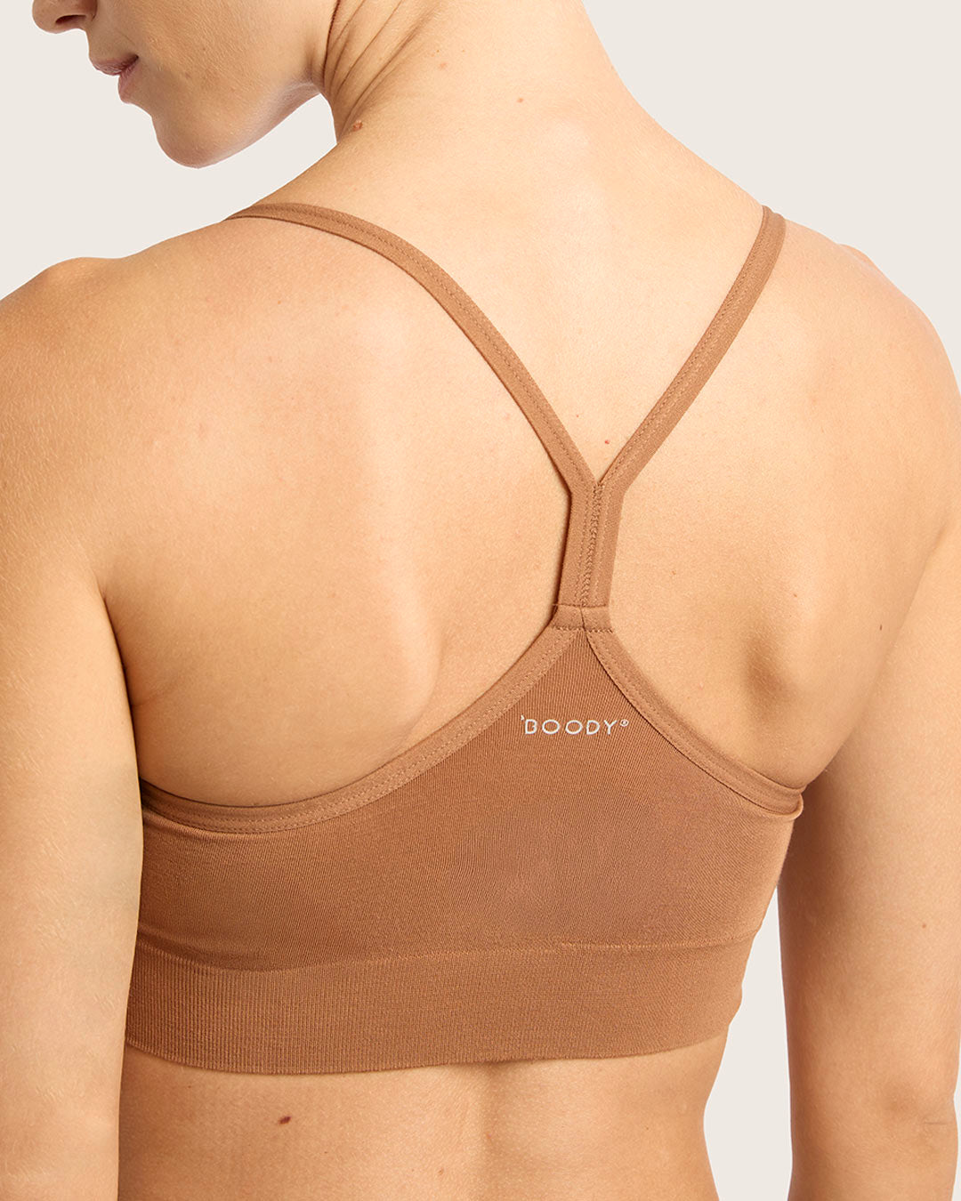 Racerback Bamboo Bralette - Maple