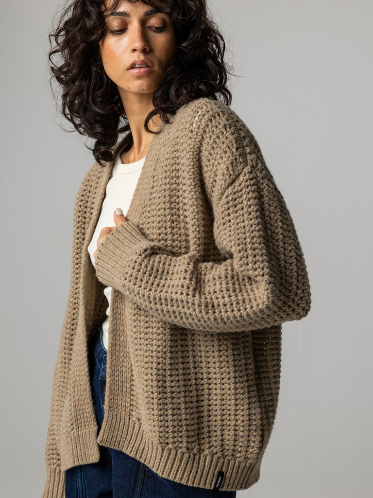 Women's Minnow Cardigan - Warm Oatmeal