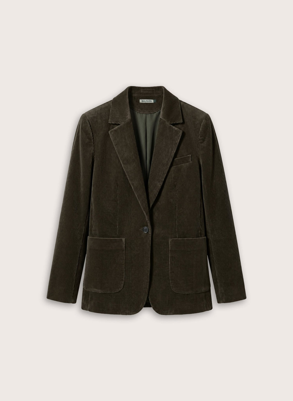 Wanda Corduroy Blazer - Khaki