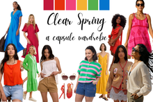 Clear Spring Capsule Wardrobe: How to Wear Bright Colours with Confidence
