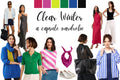 Clear Winter Capsule Wardrobe: Bright, Crisp and Effortlessly Polished