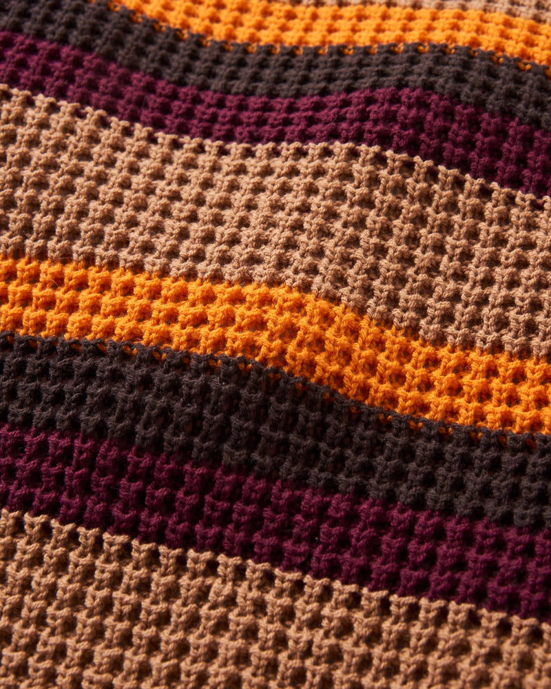 Reflection Stripey Jumper -  Toffee Brown Multi Stripe