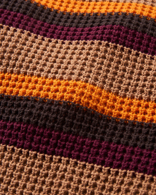 Reflection Stripey Jumper -  Toffee Brown Multi Stripe
