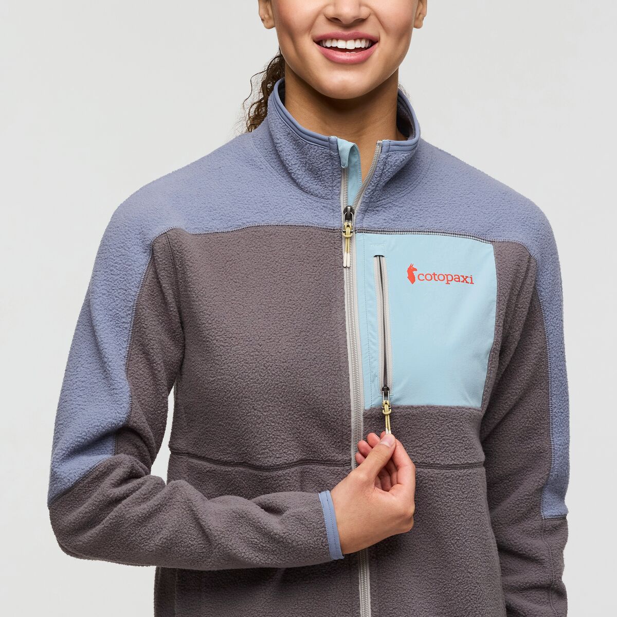 Abrazo Fleece Full-Zip Jacket - Tempest and Cinder