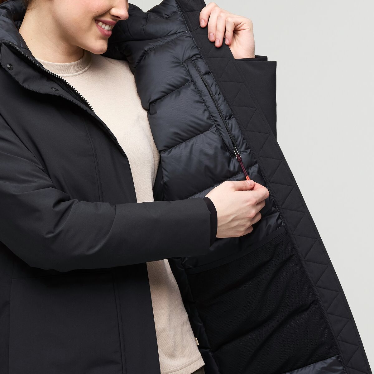 Calidez Down Parka - Black