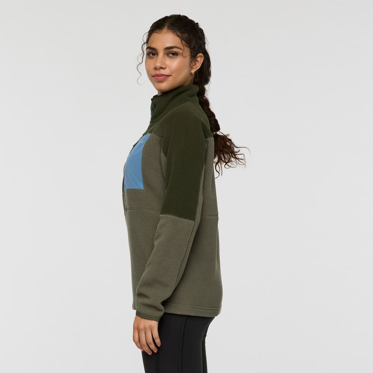 Abrazo Half-Zip Fleece Jacket - Woods and Fatigue