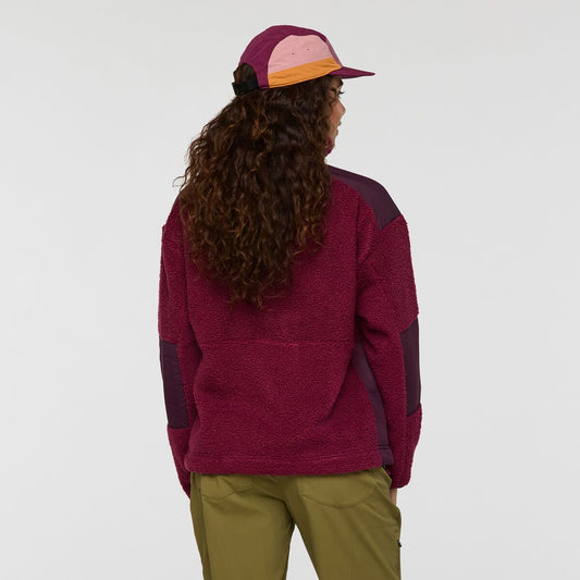 Bacano Fleece Jacket - Jam and Blackberry