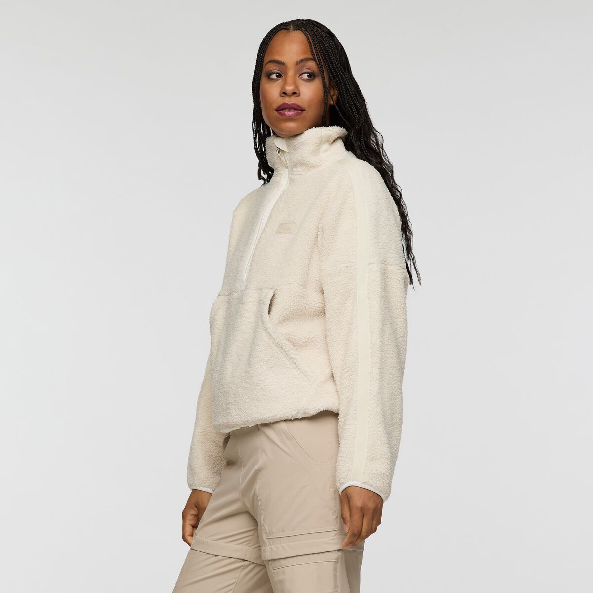 Bacano Fleece Pullover - Cream and Bone
