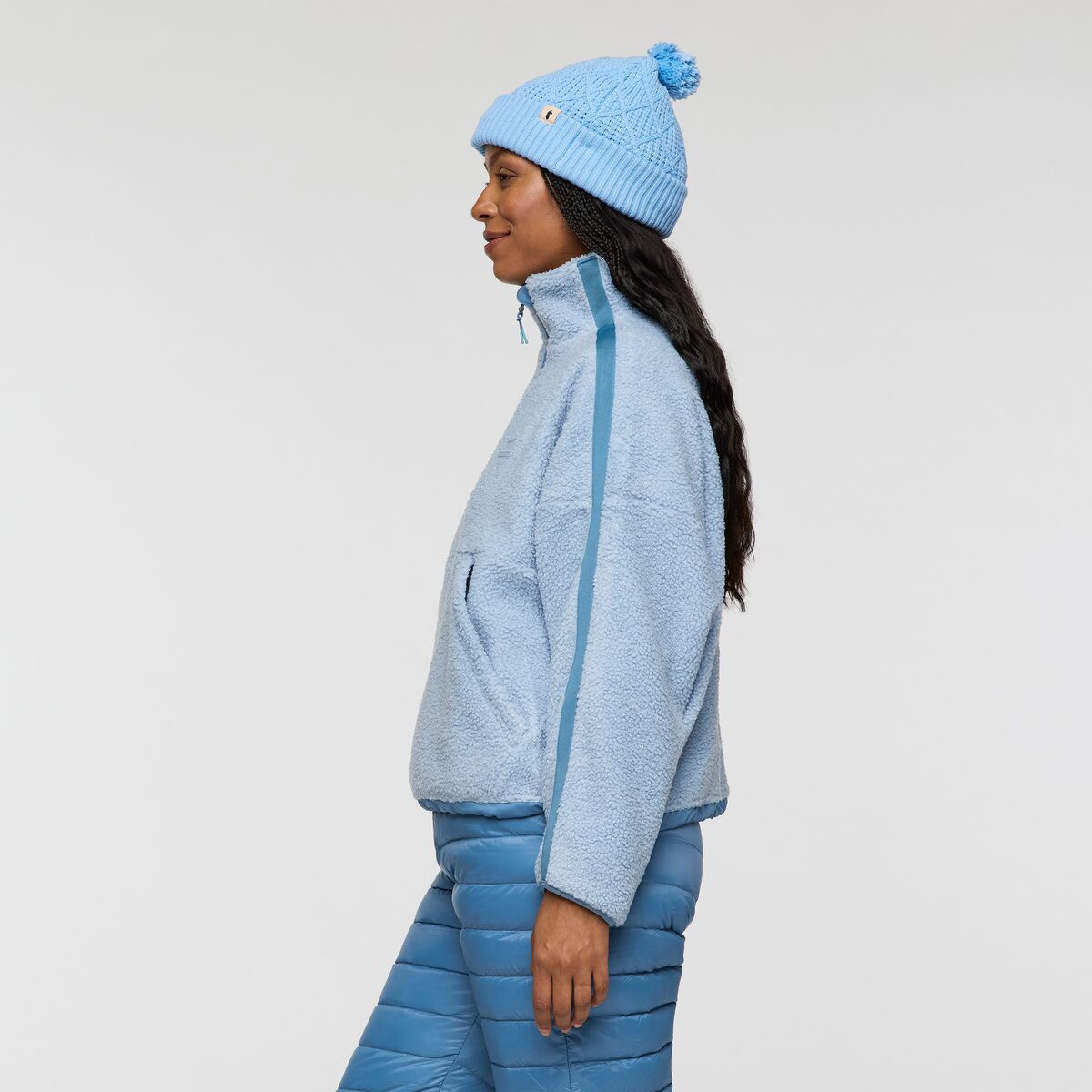 Bacano Fleece Pullover - Iceberg and Fjord