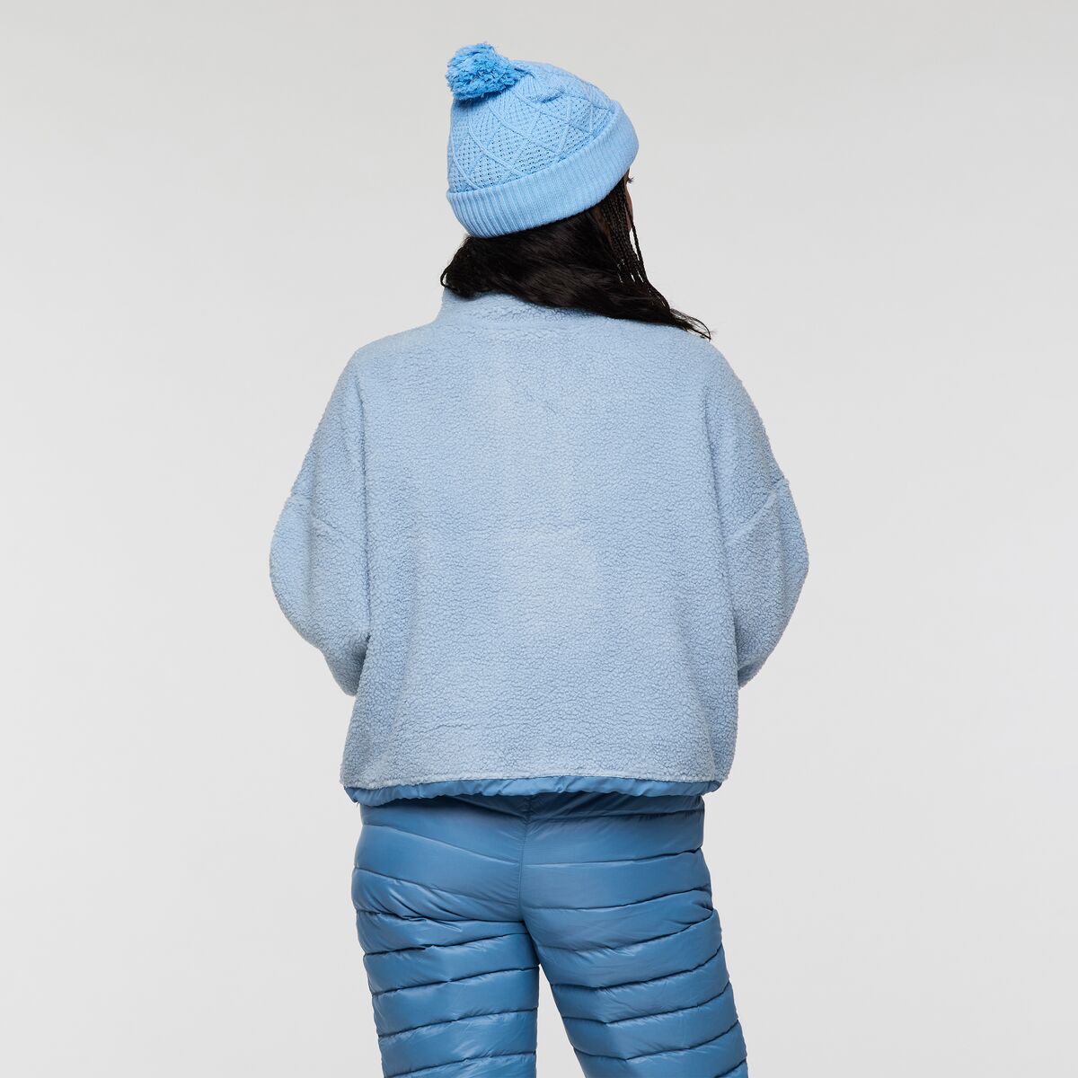 Bacano Fleece Pullover - Iceberg and Fjord