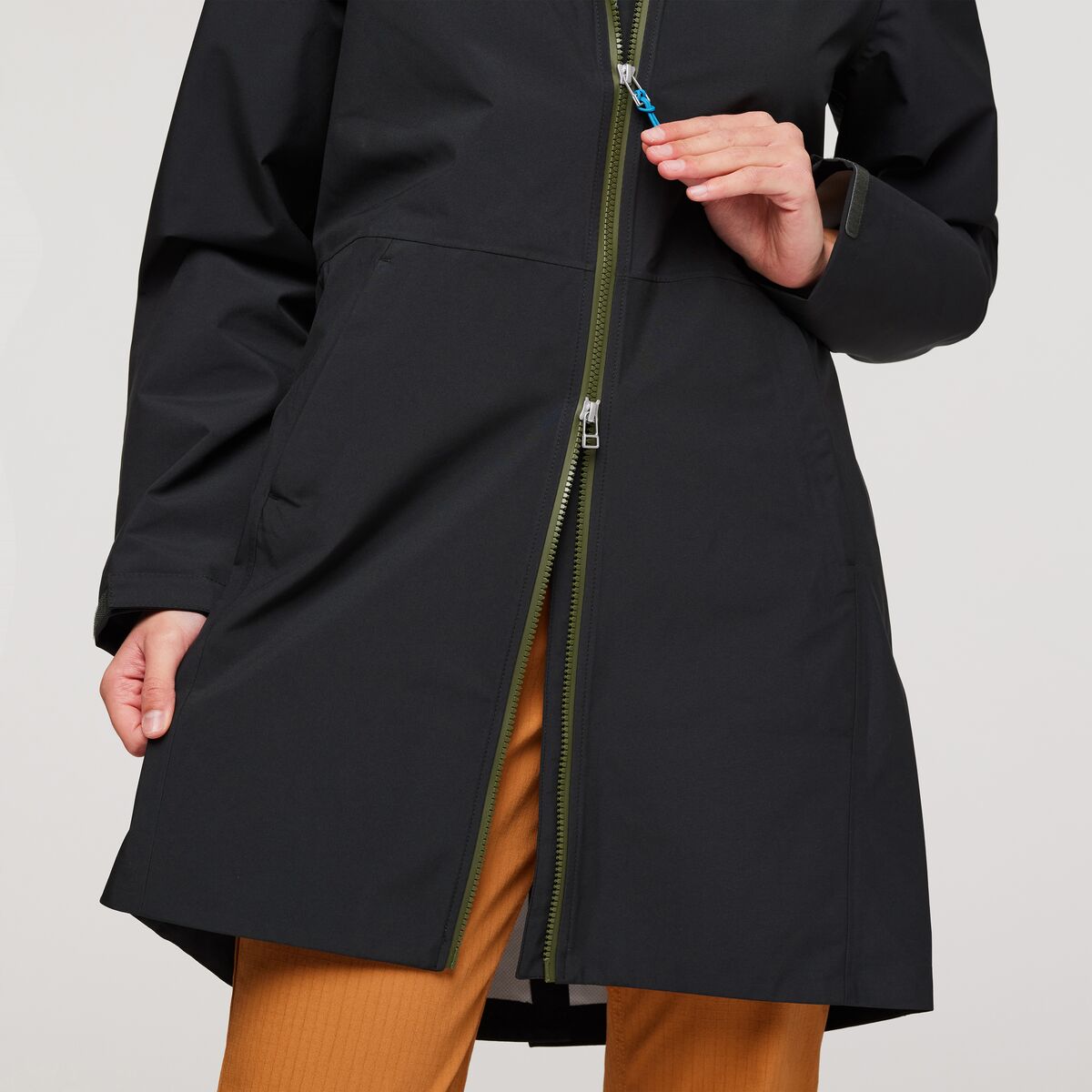 Cielo Rain Trench - Black