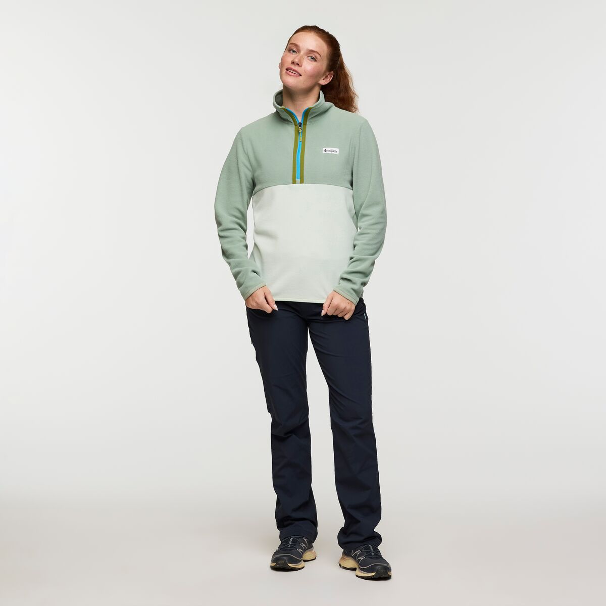 Amado Fleece - Silver Leaf and Foam
