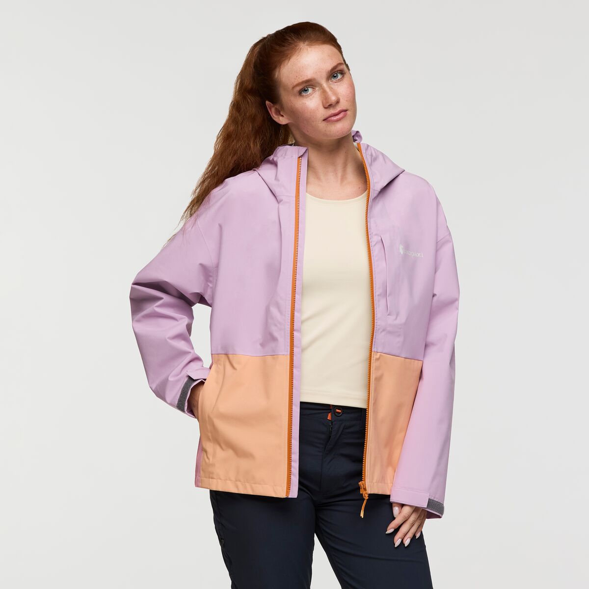 Cielo Rain Jacket - Antique and Apricot