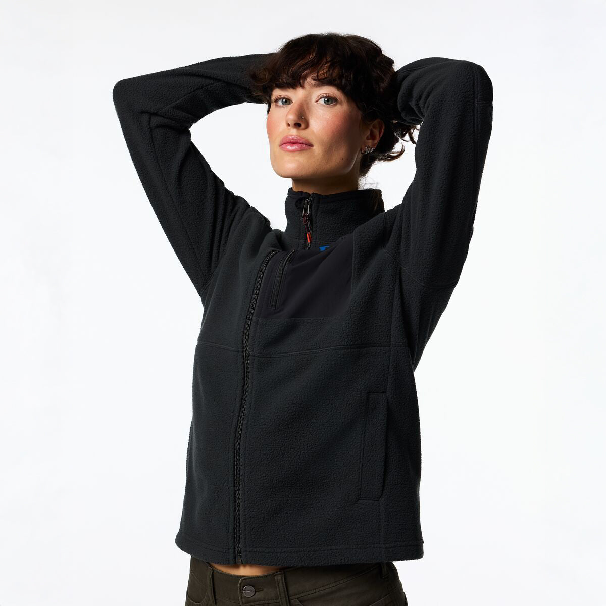 Black zipped fleece from Cotopaxi.