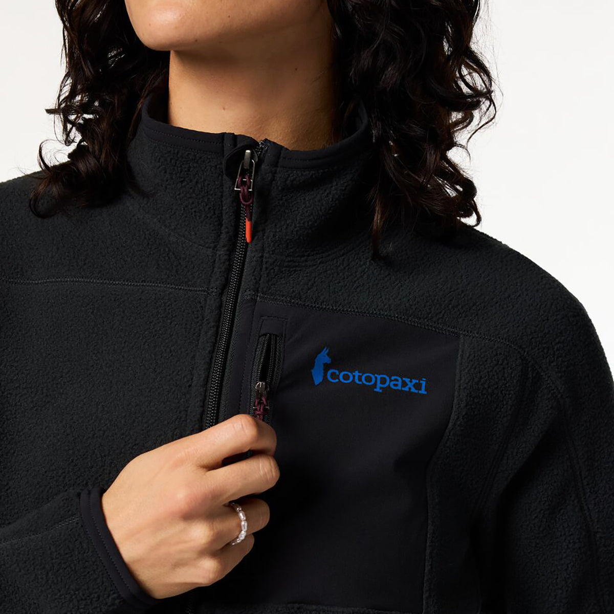 Abrazo Fleece Full-Zip Jacket - Black