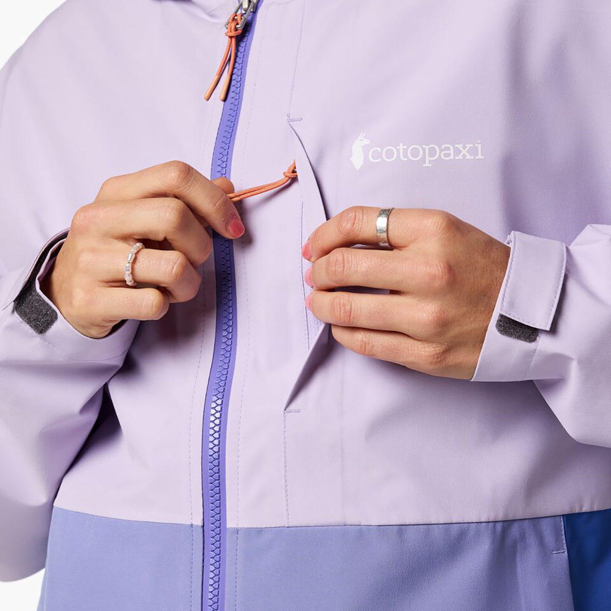 Cielo Rain Jacket - Moonbeam and Aster