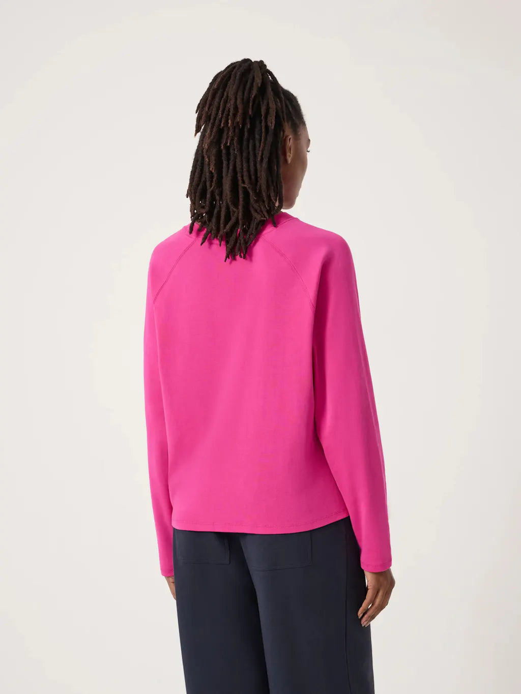 Matilda Raglan Top - Magenta Pink