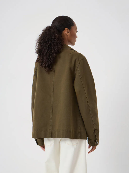 Jayda Utility Jacket - Dark Olive Green