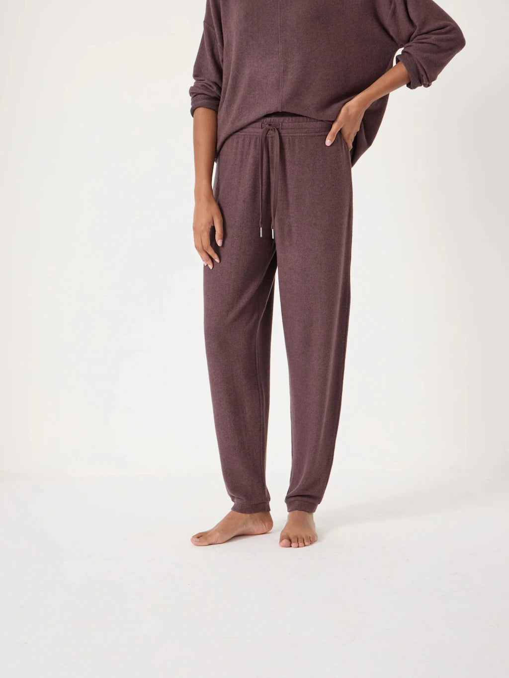Elle Supersoft Joggers - Chocolate Melange