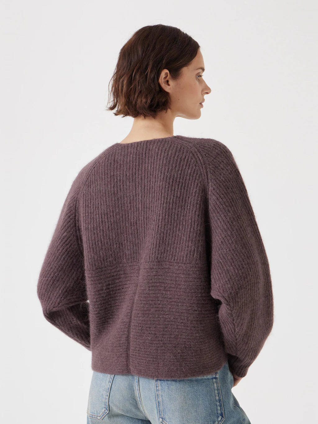Betty Wool Blend Jumper - Raisin Brown