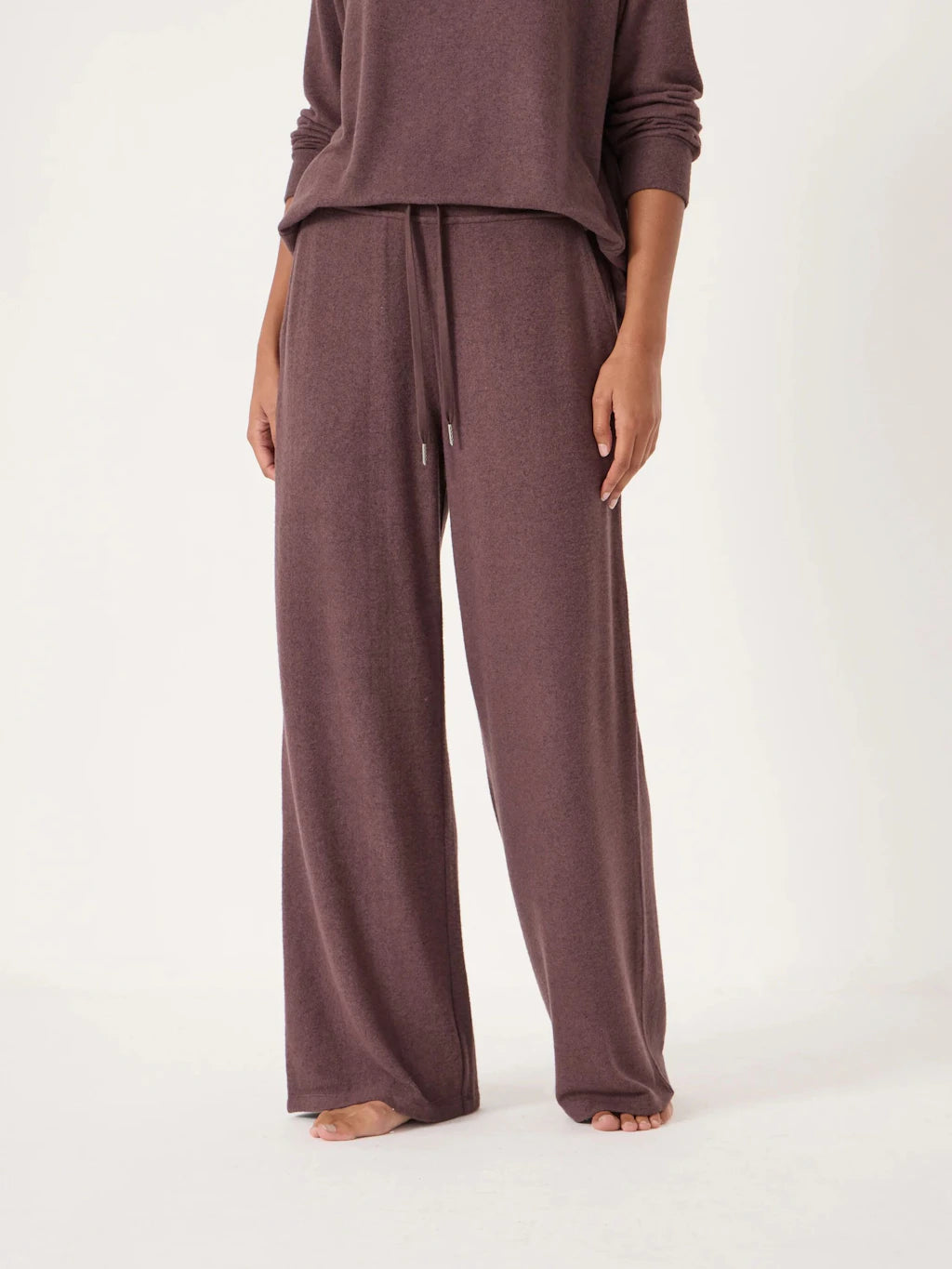 Elle Supersoft Raglan Top - Chocolate Melange