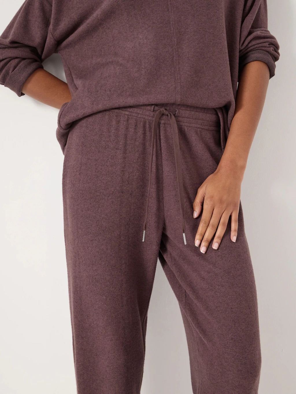 Elle Supersoft Joggers - Chocolate Melange