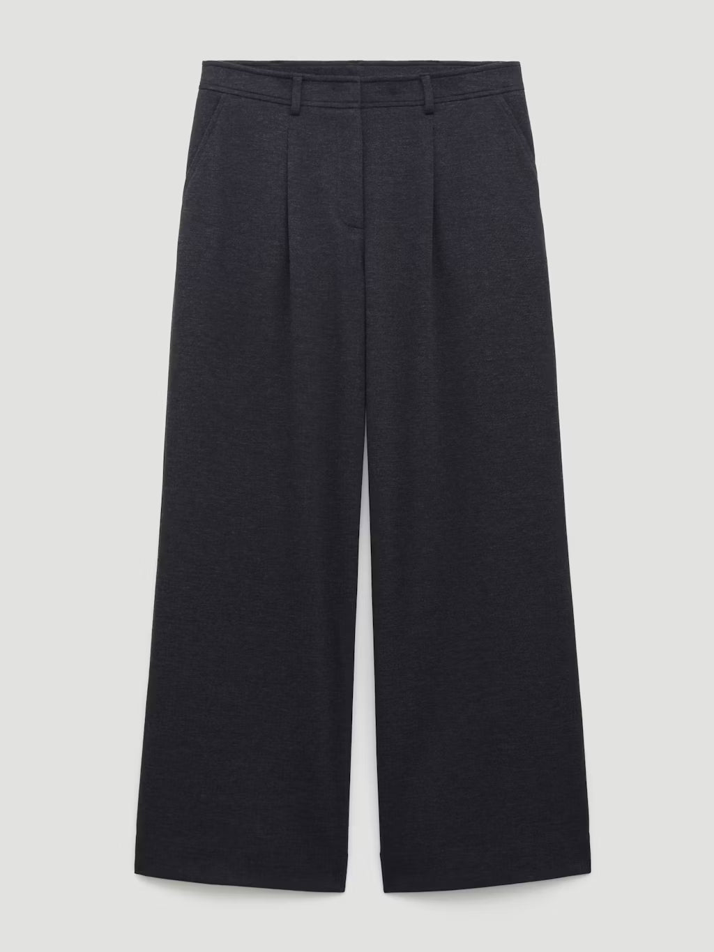 Rian Premium Jersey Tailored Trousers - Charcoal Marl