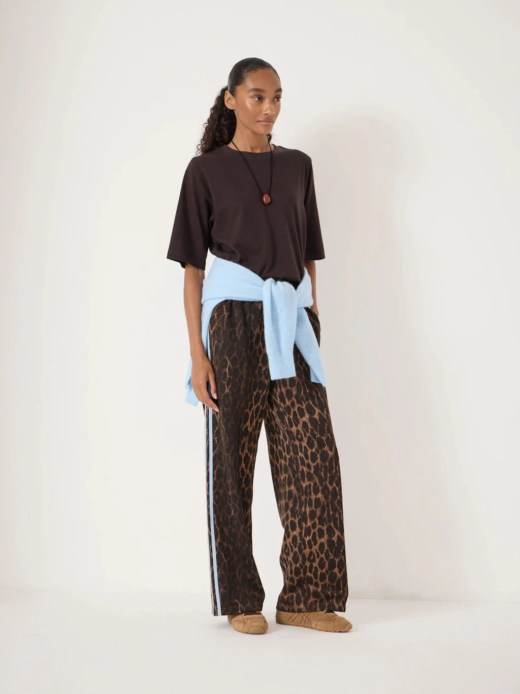 Harrison Animal Print Straight Leg Joggers