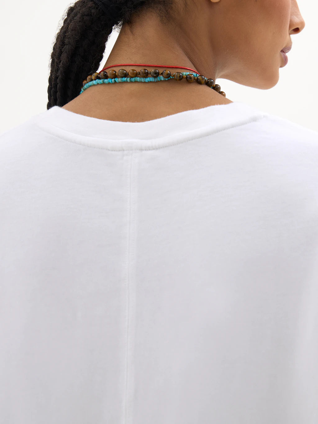 Longline Oversized T-Shirt - White