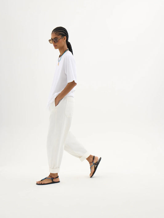 Longline Oversized T-Shirt - White