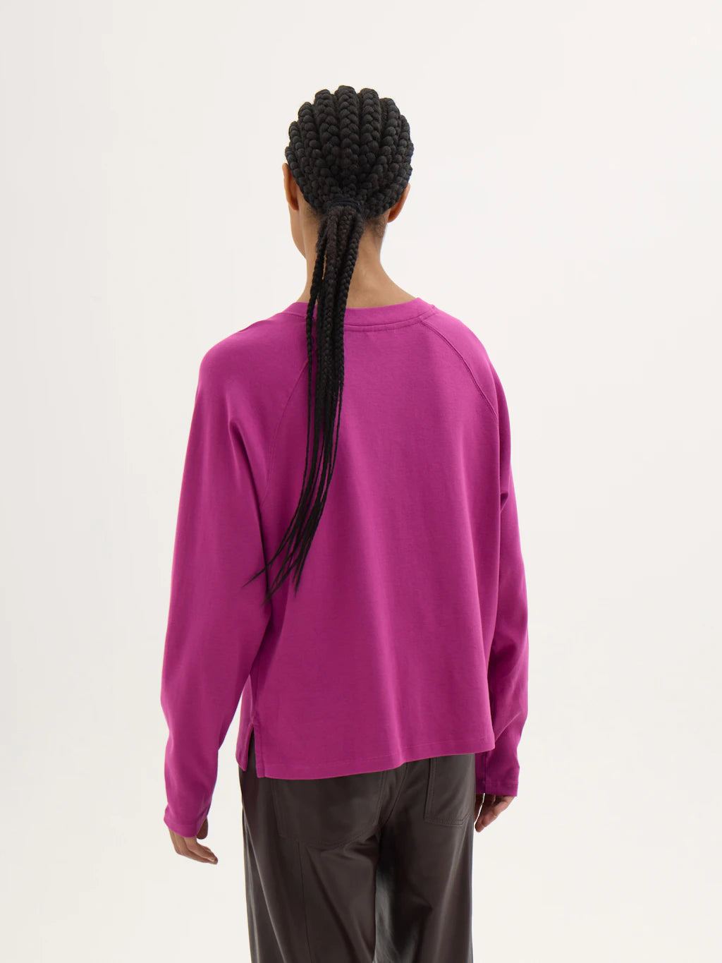 Matilda Raglan Top - Orchid Pink