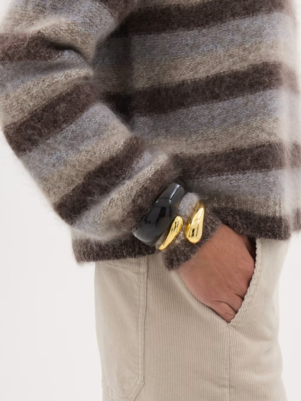 Cosette Brushed Wool Jumper - Sand Brown