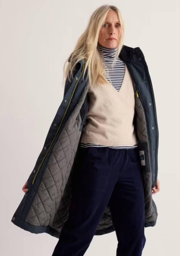 Janelle Waterproof Raincoat - Squid Ink