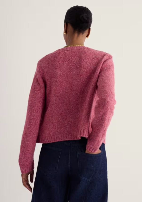 Dawson Pick Cardigan Made With Merino - Squash