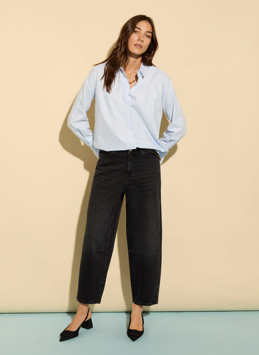 Kaya Organic Cotton Shirt Pale Blue