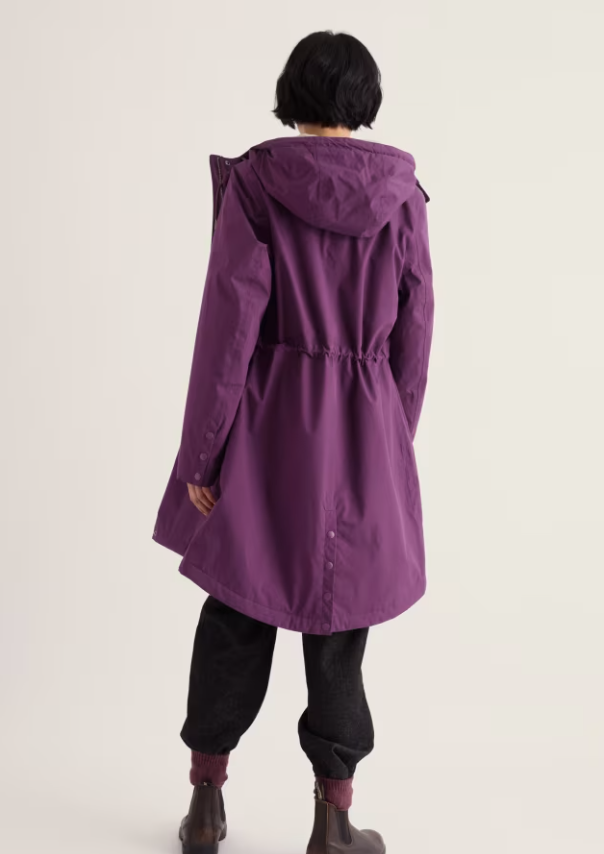 Plant Hunter Waterproof Parka Coat - Blackthorn