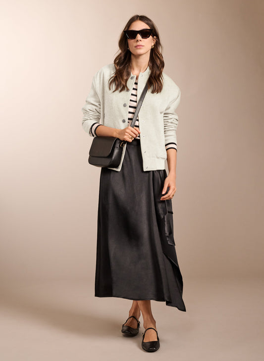 Federica Ecojilin Skirt Caviar Black