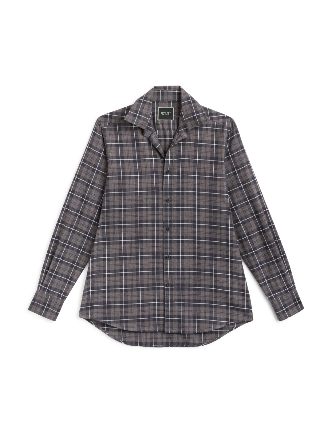 The Boyfriend: Fine Brushed, Grey and Black Check
