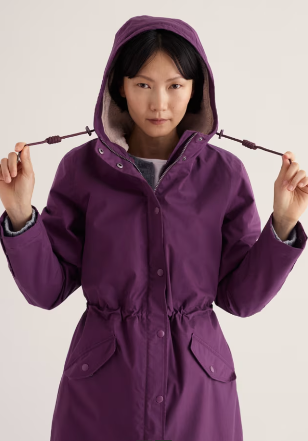 Plant Hunter Waterproof Parka Coat - Blackthorn
