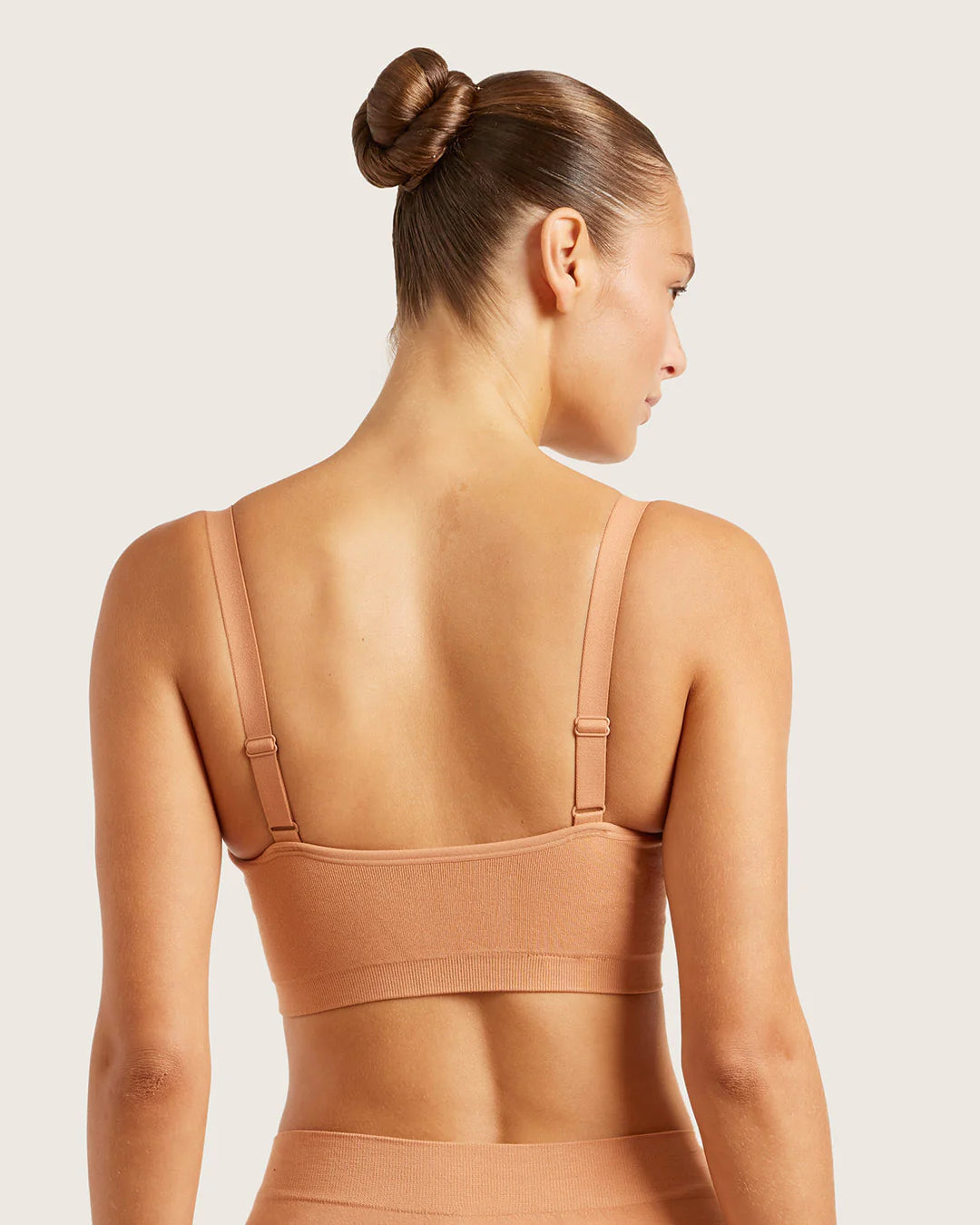 Full Bust Wireless Bamboo Bra - Dune