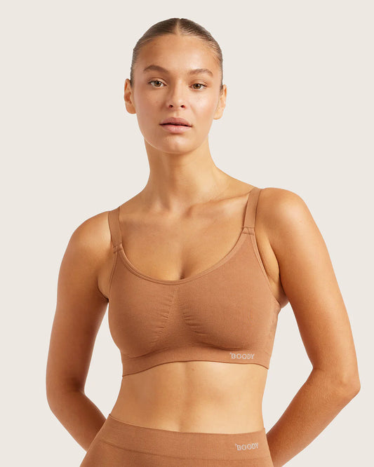 Full Bust Wireless Bamboo Bra - Maple
