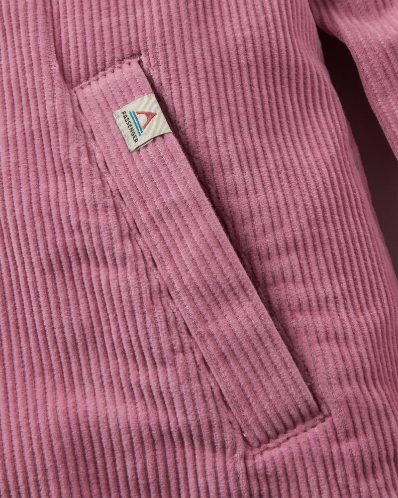 Stella Cord LS Shirt - Pink Haze