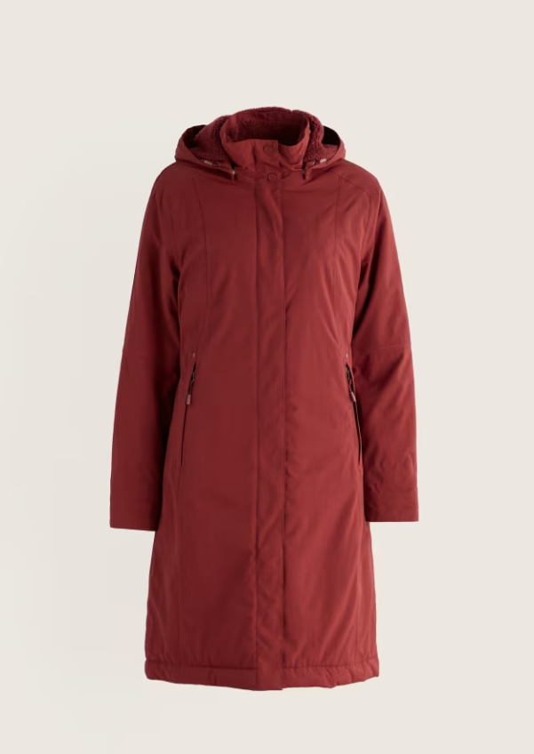 Janelle Waterproof Raincoat - Dark Dahlia