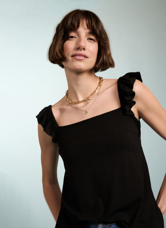 Anais Marie Top Caviar Black