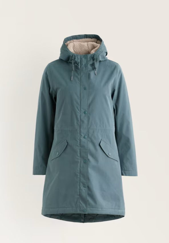 Plant Hunter Waterproof Parka Coat - Nickel