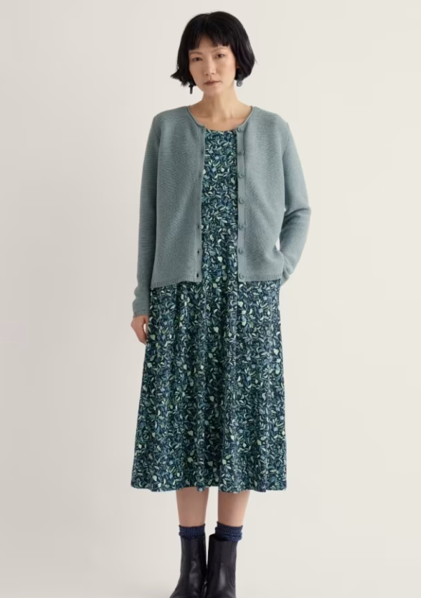 Makers Cotton Cardigan - Limpet
