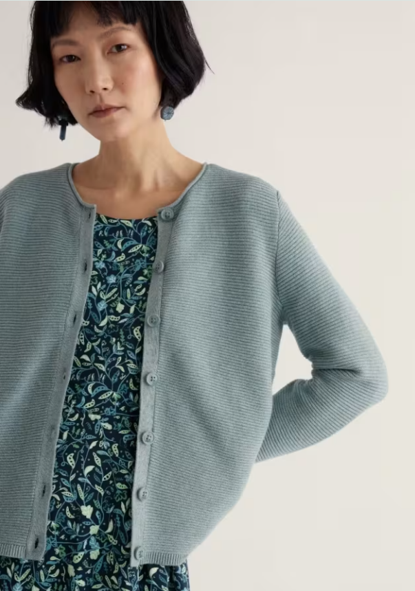 Makers Cotton Cardigan - Limpet