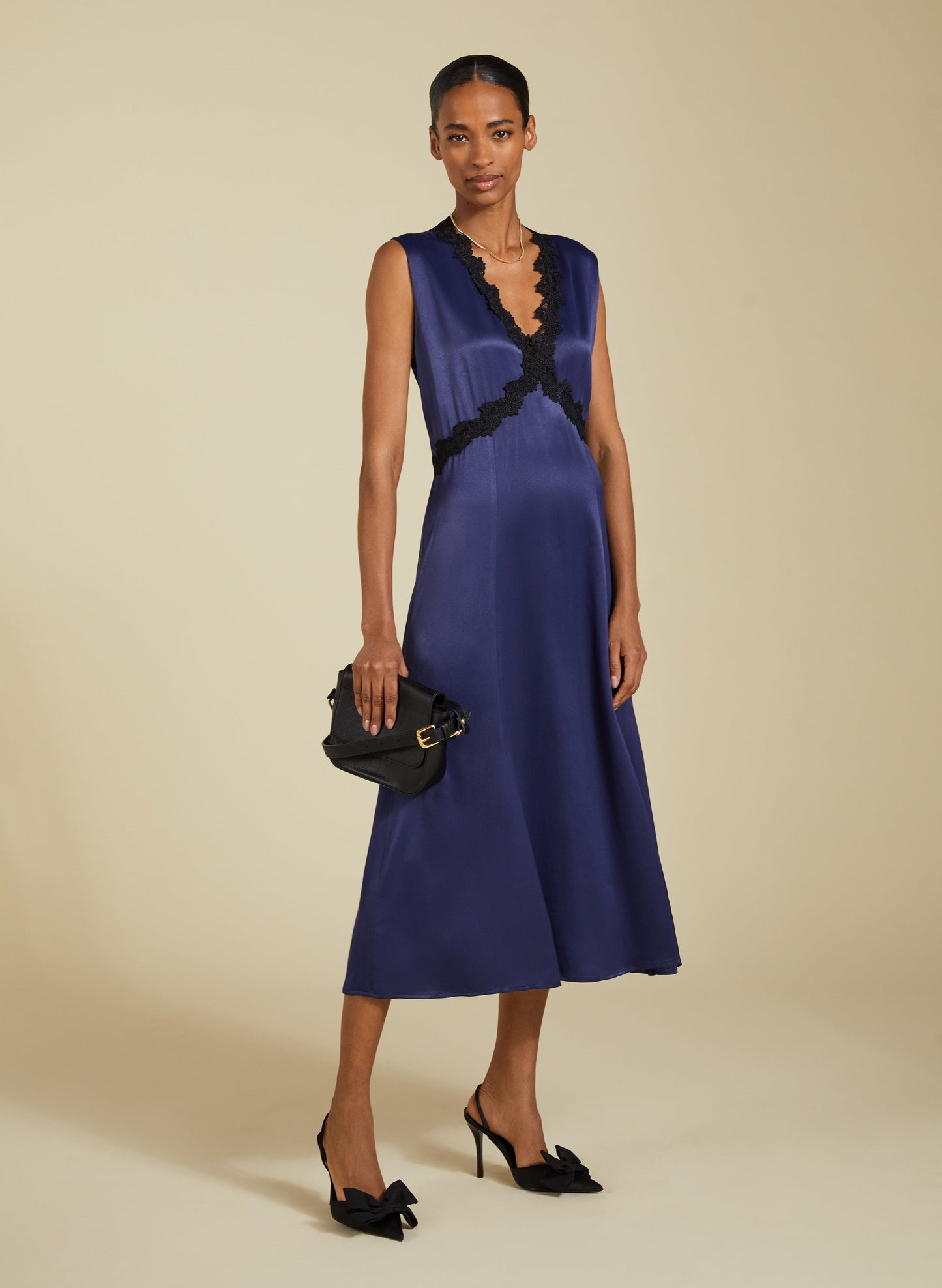 Marcella Ecojilin Blend Dress Deep Indigo