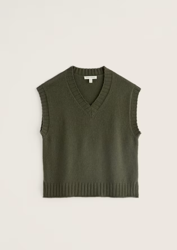 Fistral Knitted Vest - Nori